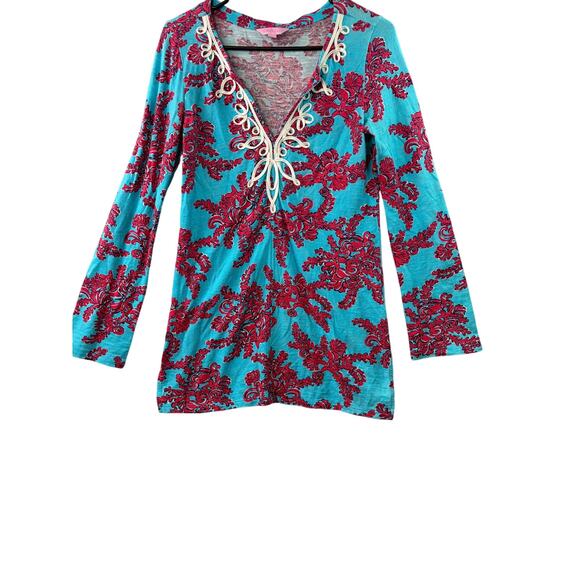 Lilly Pulitzer Tops - Lilly Pulitzer Westley Tunic – Cerulean Blue – Size Small